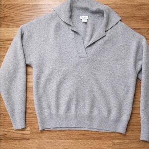 Club Monaco Gray Cashmere Sweater